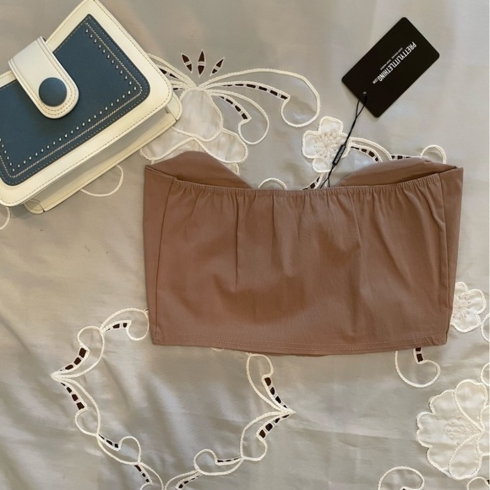 New PLT Cropped Corset Style Top - Picture 6 of 6